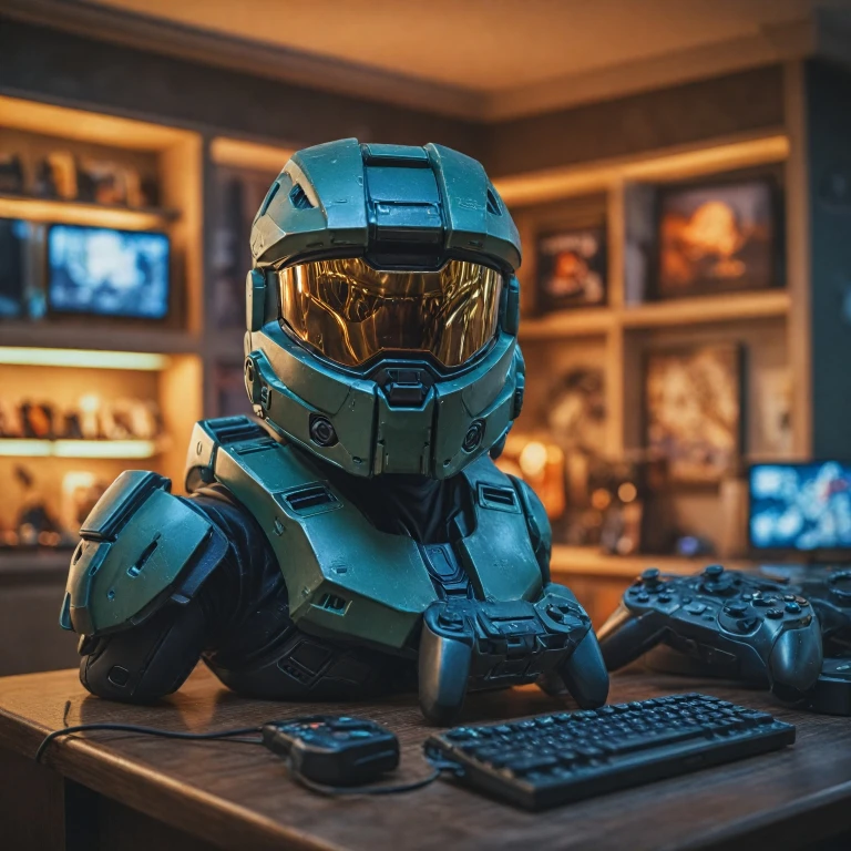 Exploring the Iconic Halo Helmet in Gaming Consoles